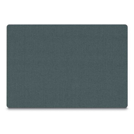 United Visual Products Corkboard, Fabric, Wht/Cld, 3 Door, 72 x 36" UV306-WHITE-CLOUD